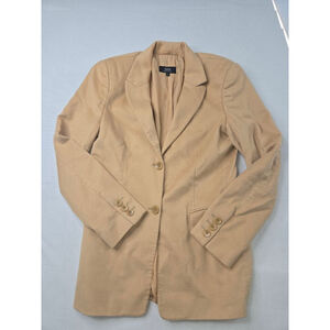 Zanella | Womens | Beige 100% Cashmere Blazer | Size 4